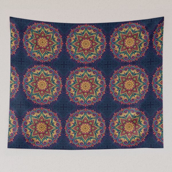 Item preview, Aesthetic Trippy Mandala with Unique Visual Depth designed and sold by HLPsychDesigns.