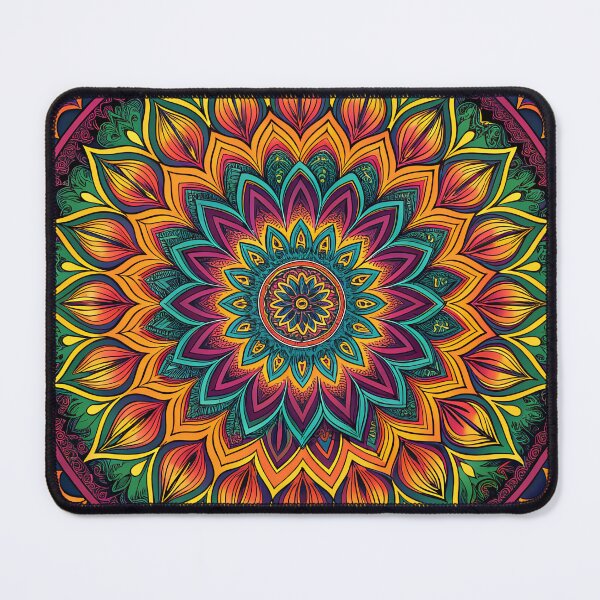 Item preview, Unique Aesthetic Mandala with Psychedelic Detail designed and sold by HLPsychDesigns.