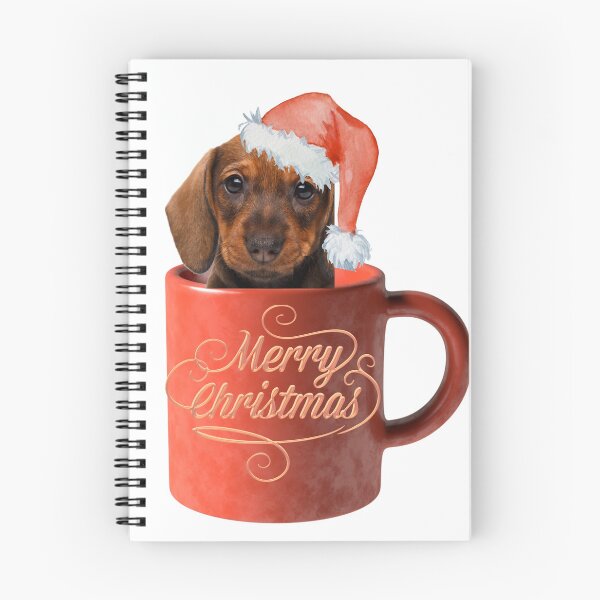 Item preview, Taza navideña con un adorable perro salchicha – Arte canino navideño designed and sold by GivingJoy.