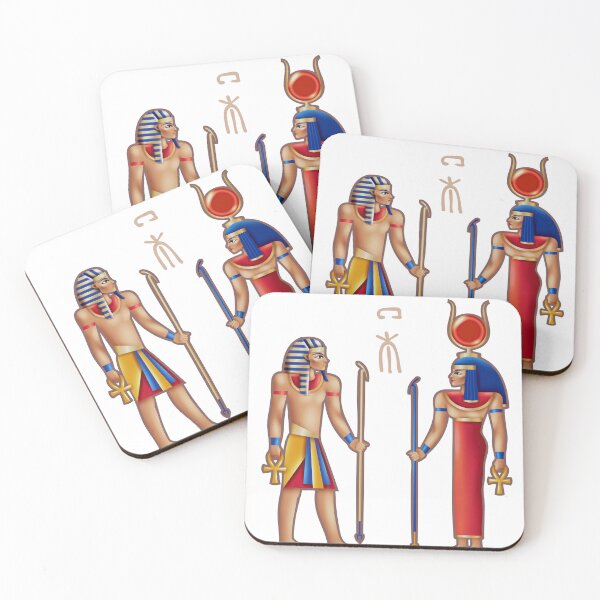 Item preview,  Two key deities from ancient Egyptian designed and sold by AhaPrint.