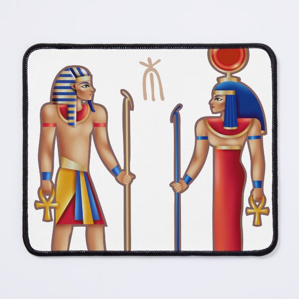 Item preview, Two key deities from ancient Egyptian designed and sold by AhaPrint.