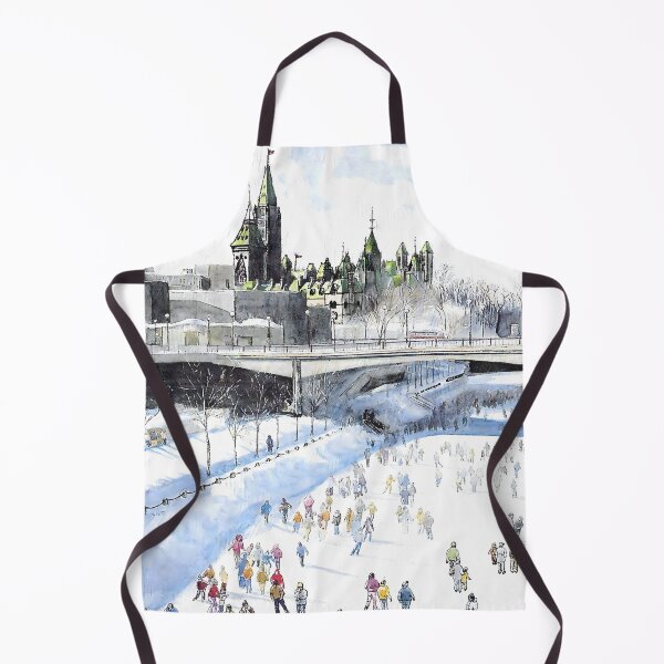 Item preview, Ottawa Canal with Skaters designed and sold by heatherrose5055.