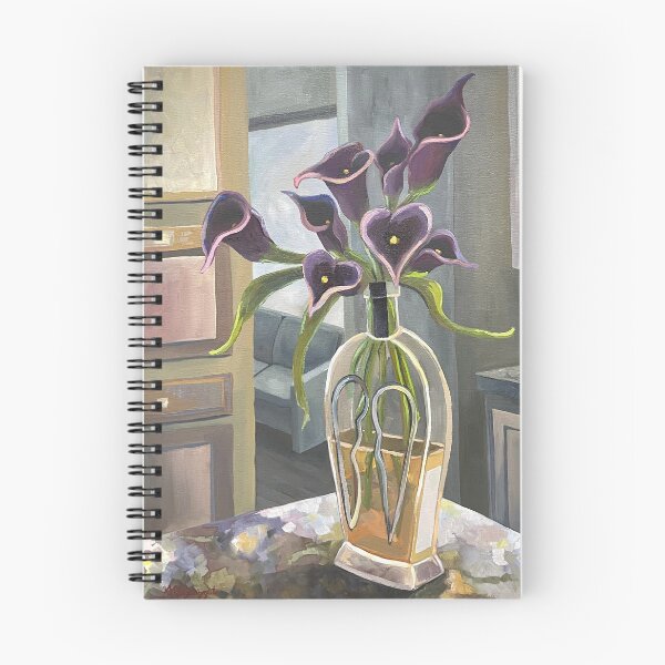 Item preview, Bourbon Bottle with Calla Lilies designed and sold by scapezzutiart.