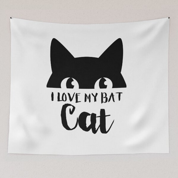 Item preview, I love my bat cat black cat lover design  designed and sold by EverBranz-stor.