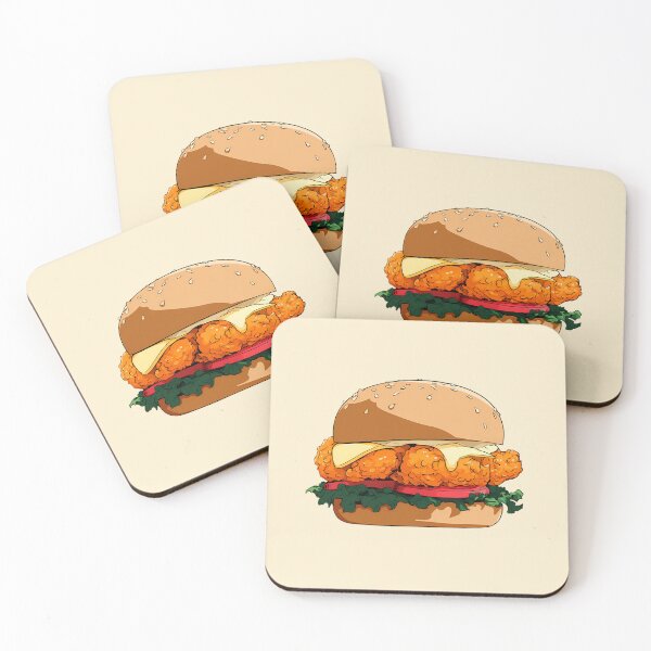 Item preview, Crispy Chicken Cheeseburger designed and sold by sakurashorty.