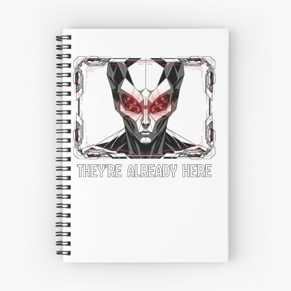 Item preview, They're Already Here Cyborg Alien designed and sold by RiseResilient.