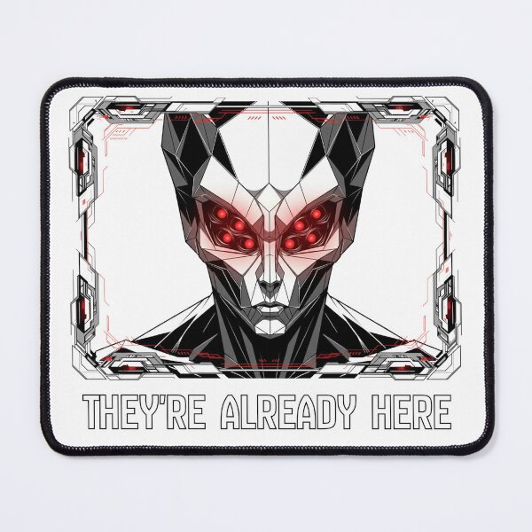 Item preview, They're Already Here Cyborg Alien designed and sold by RiseResilient.