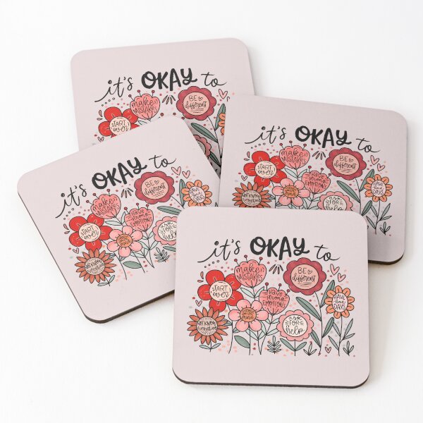 Item preview, IT'S OK, FLORAL GRAPHIC designed and sold by BKDIGITALSHOP.