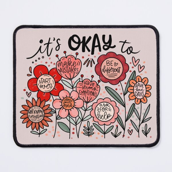 Item preview, IT'S OK, FLORAL GRAPHIC designed and sold by BKDIGITALSHOP.