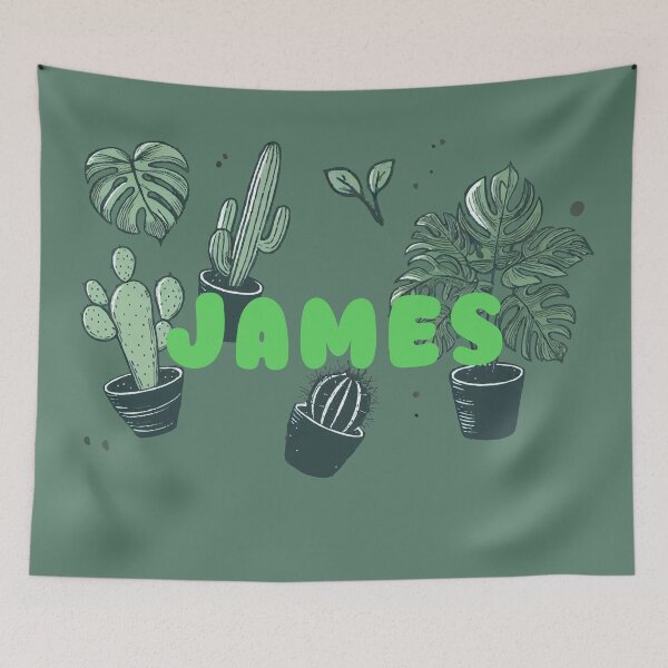 Item preview, James & Aesthetic Plants – Botanical Personalized Design designed and sold by karolinahinc.
