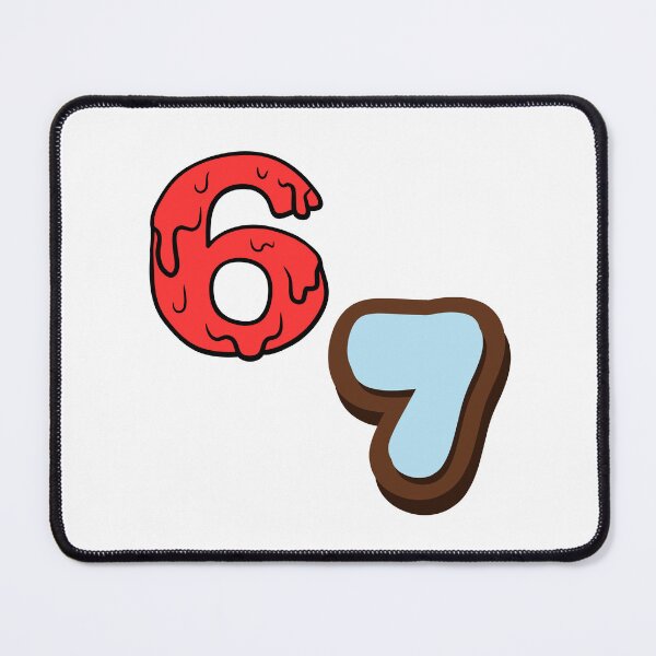 Item preview, Six Seven Melty Six & Frosty Seven Playful Trendy Numbers designed and sold by FeriVibe.