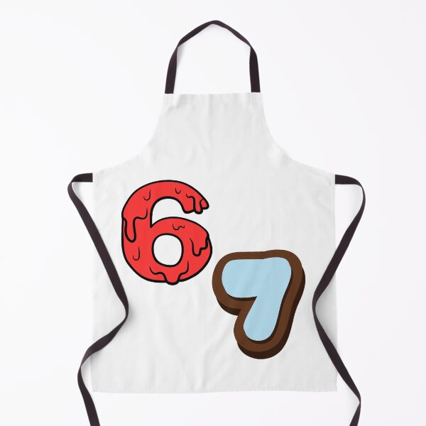 Item preview, Six Seven Melty Six & Frosty Seven  Playful Trendy Numbers designed and sold by FeriVibe.