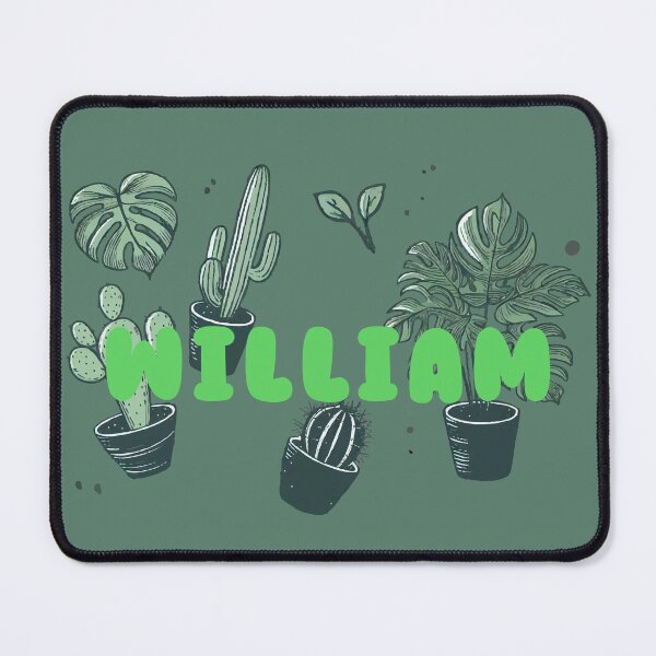 Item preview, William & Aesthetic Plants – Botanical Personalized Design designed and sold by karolinahinc.
