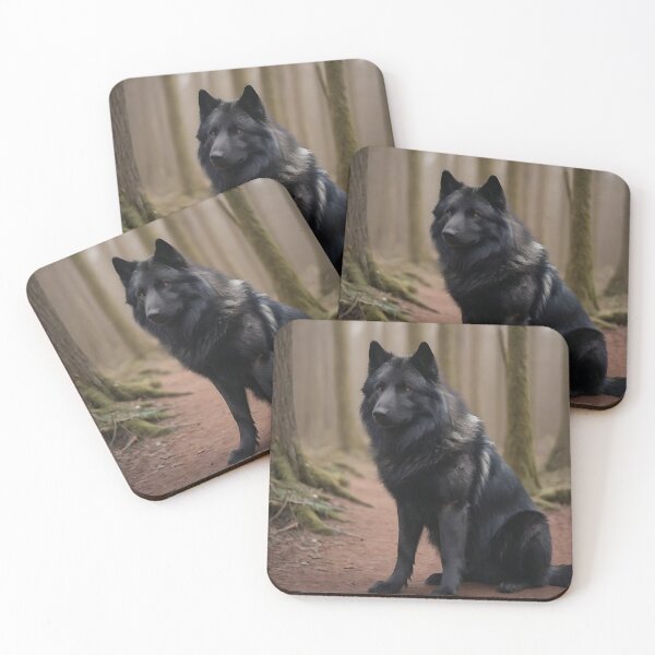 Item preview, Black Forest Wolf designed and sold by GalleryBrisArt.