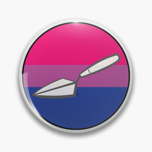 Item preview, Archaeologist Bisexual Badge designed and sold by Art-thropologist.