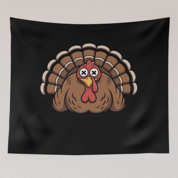 Item preview, Cartoon Turkey Face Thanksgiving designed and sold by BeautifulEye.