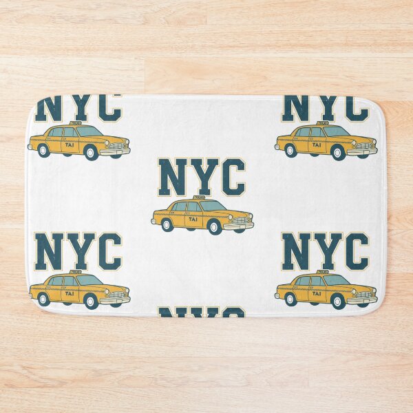 Item preview,     ​Flat Retro Yellow NYC Taxi T-Shirt: Minimalist New York Cab | Bold NYC Text Art Classic NYC Taxi Retro Streetwear T-Shirt designed and sold by CuteOasis.