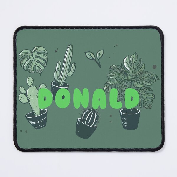 Item preview, Donald & Aesthetic Plants – Botanical Personalized Design designed and sold by karolinahinc.
