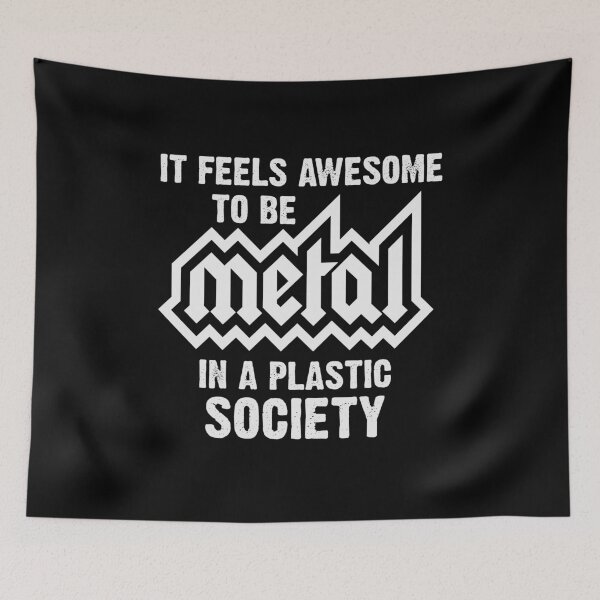 Item preview, Metal against plastic trash designed and sold by drizzd.