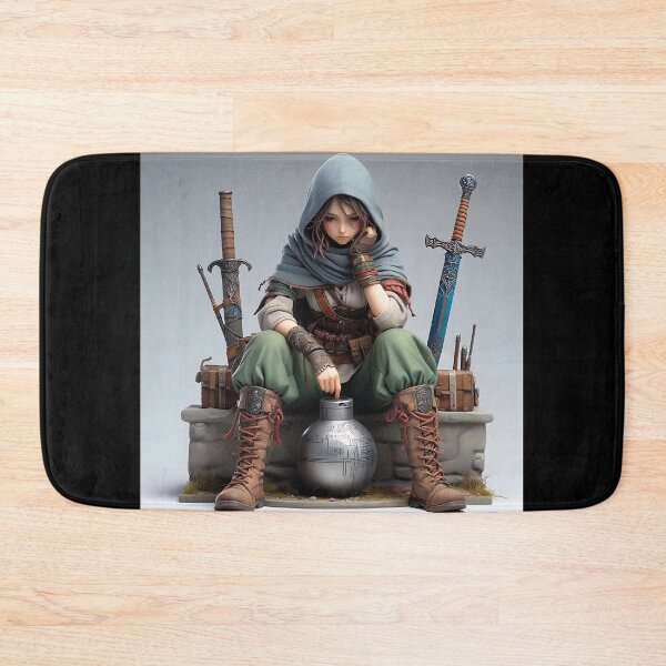 Item preview, Upset Warrior Girl designed and sold by GalleryBrisArt.