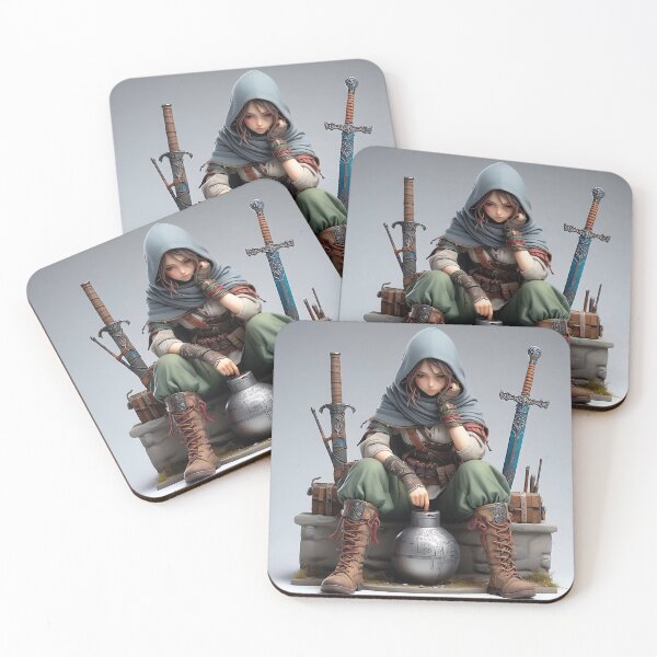 Item preview, Upset Warrior Girl designed and sold by GalleryBrisArt.