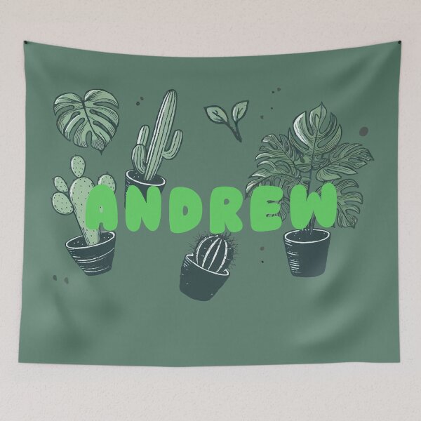Item preview, Andrew & Aesthetic Plants – Botanical Personalized Design designed and sold by karolinahinc.