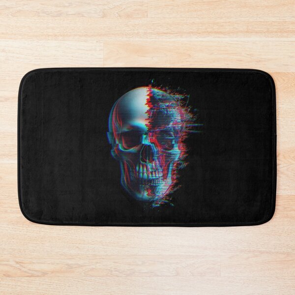 Item preview, Glitch-Art Skull designed and sold by INSOMNIAC101.