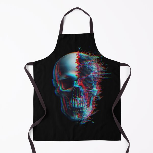 Item preview, Glitch-Art Skull designed and sold by INSOMNIAC101.