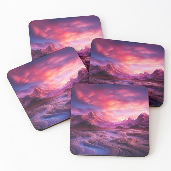 Item preview, Dusk Over Barren Desert designed and sold by CraftedHome.