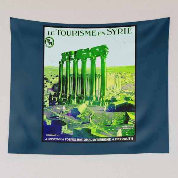 Item preview, SYRIA : Vintage Syrie Beyrouth Tourism Advertising Print designed and sold by posterbobs.