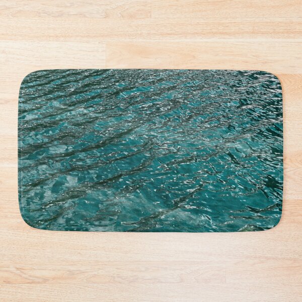 Item preview, Blue Ocean Water Texture with Clear Aqua Waves, Rippled Surface Pattern, and Natural Water Reflection designed and sold by Ocean's ⭐⭐⭐⭐⭐.