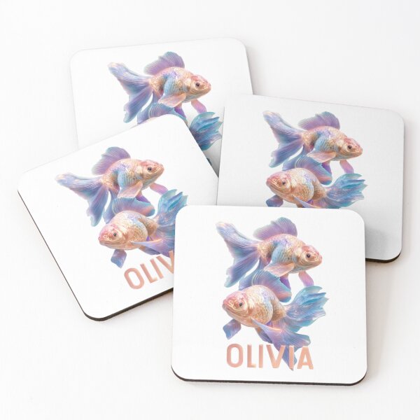 Item preview, Olivia Pisces Zodiac 3D Poster | Bright Pastel Design designed and sold by AlexLineArt.