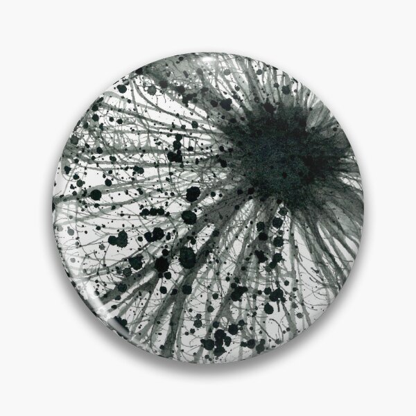 Item preview, Nucleus Of Souls #204 Grayscale Monotone Hand-painted Original Abstract Painting Detail 1 Inspired By Neuroscience Neurology Brain Cells Neurons Nervous System Acupuncture Points And Meridian Channels designed and sold by Rainbow Artist Orlando L.