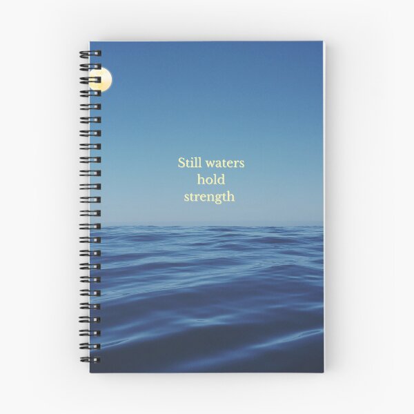Item preview, Still Waters Hold Strength – Ocean Calm designed and sold by QuietRootStudio.