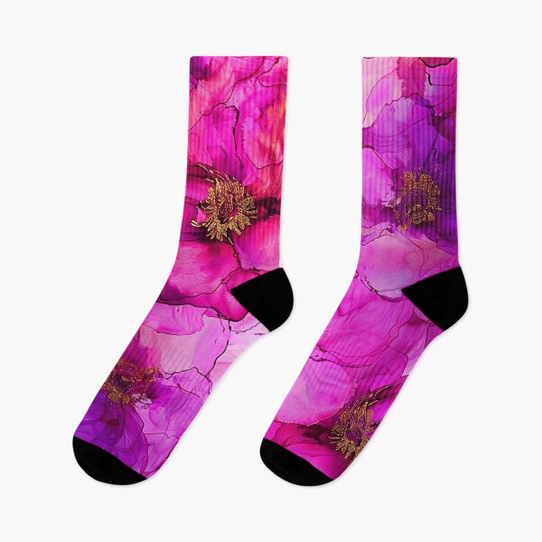 Item preview, Pink-Magenta Floral Art Alcohol Ink Abstract Art designed and sold by DEC02.