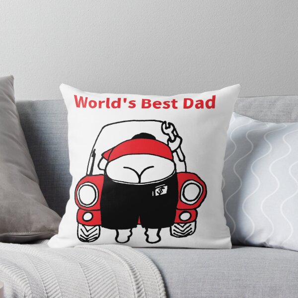Item preview, world's best dad in red T designed and sold by jameshowgelpen.