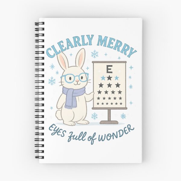 Item preview, White Bunny Eye Doctor Christmas – Optometrist Holiday Cute Design designed and sold by ClinicalHubs.