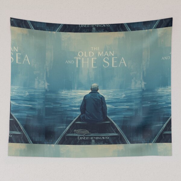 Item preview, 'The Old Man and the Sea' a novel by Ernest Hemingway designed and sold by Filologica.