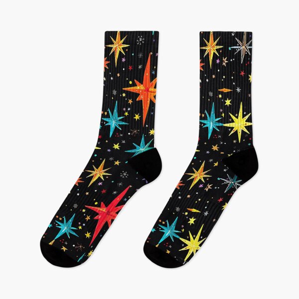 Item preview, Mid-Century Modern Starry Night 1950's Colorful Pattern designed and sold by DEC02.