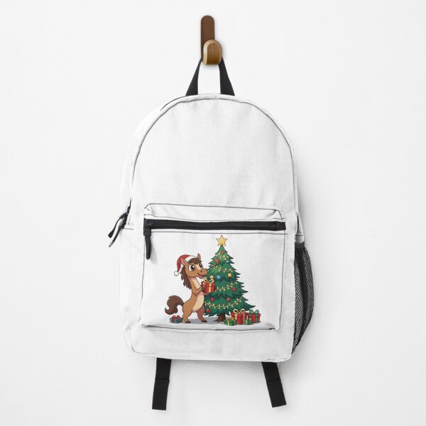 Item preview, 2026 Year of the Horse Christmas Design | Cute Horse with Tree and Gifts | Chinese Zodiac New Year Pony designed and sold by Krasnovaovaova.