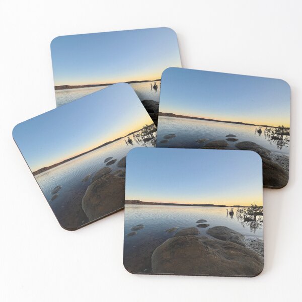 Item preview, Peaceful Spring Waterview at Sunset designed and sold by smh2.