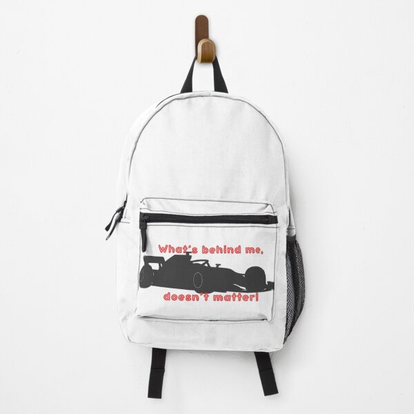 Item preview, F1 – “What’s Behind Me Doesn’t Matter” Racing Quote designed and sold by P.Squared.