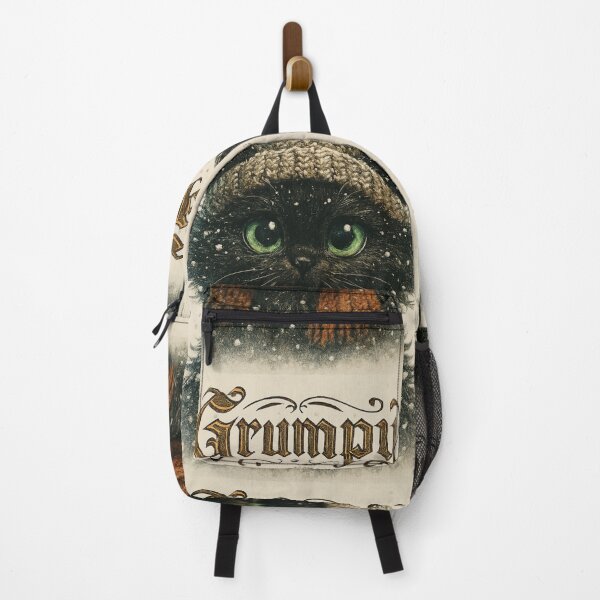 Item preview, Grumpy Winter Cat in Cozy Attire designed and sold by Mindful56.