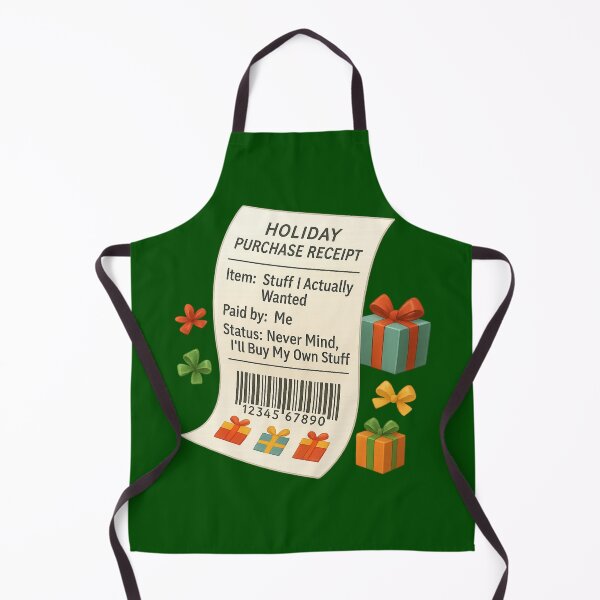 Item preview, Holiday Purchase Receipt - Stuff I Actually Wanted (Self-Gifting) designed and sold by I AM BRO.