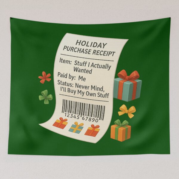 Item preview, Holiday Purchase Receipt - Stuff I Actually Wanted (Self-Gifting) designed and sold by I AM BRO.