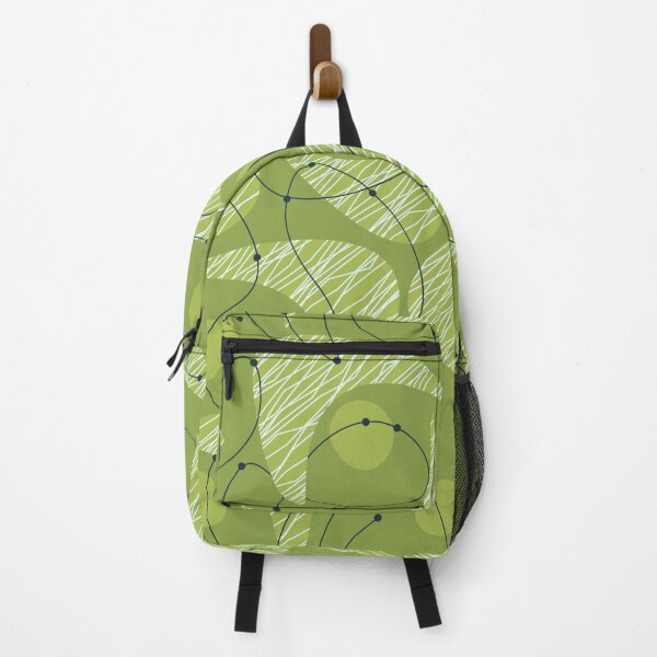 Item preview, Retro Abstract Atomic Amoeba in Olive Green designed and sold by RetroMaggie.