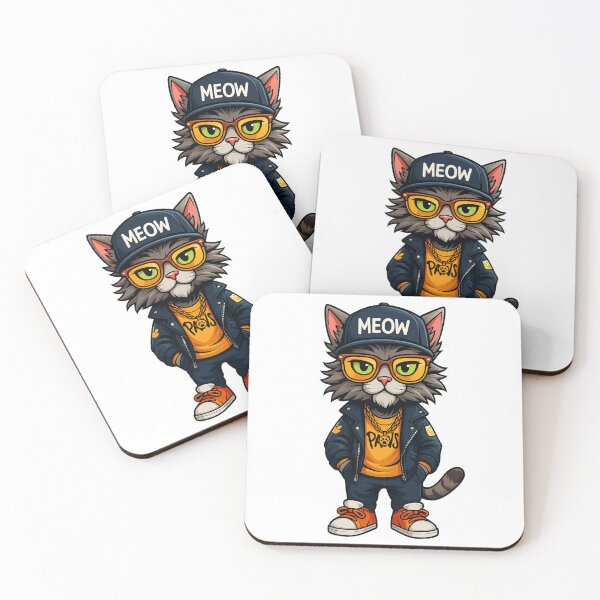 Item preview, Urban Meowster – Street Cat Vibes designed and sold by ArtesioByZaber.