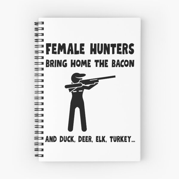 Item preview, Female Hunters Bring Home the Bacon designed and sold by Foxy Candy.