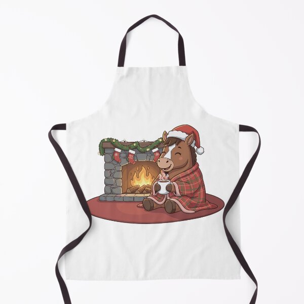 Item preview, 2026 Year of the Horse Christmas Design | Cute Horse with Tree and Gifts | Chinese Zodiac New Year Pony designed and sold by Krasnovaovaova.