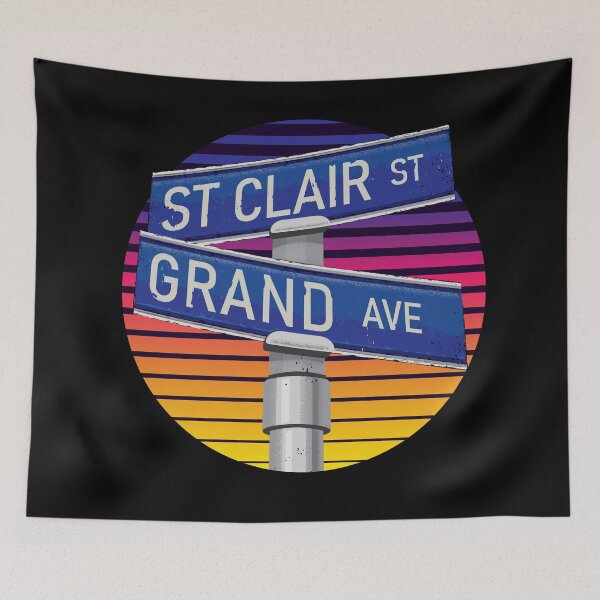 Item preview, Chatham Ontario Canada St Clair and Grand Ave Street road intersection design designed and sold by Jdawnink.